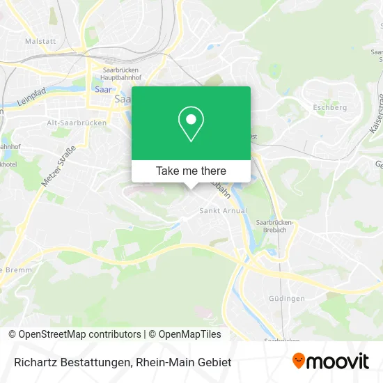 Карта Richartz Bestattungen