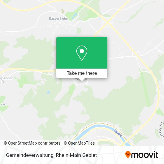 Карта Gemeindeverwaltung