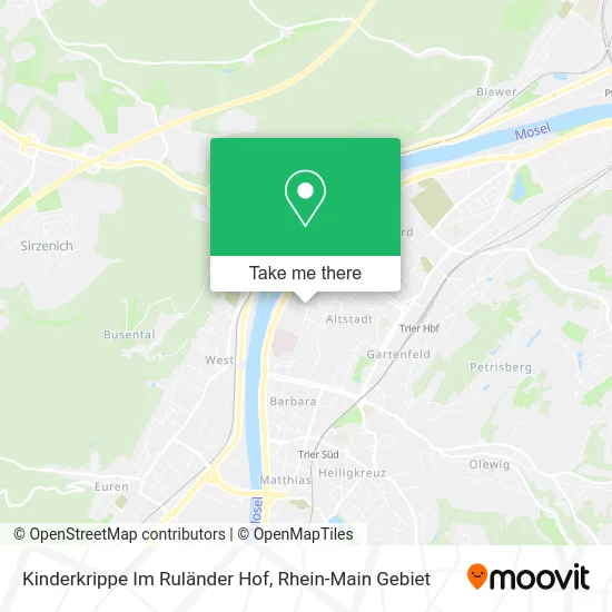 Карта Kinderkrippe Im Ruländer Hof