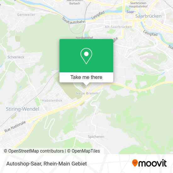 Карта Autoshop-Saar