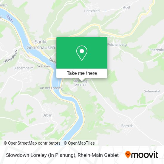 Карта Slowdown Loreley (In Planung)