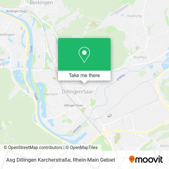 Карта Asg Dillingen Karcherstraße
