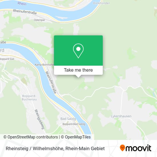 Карта Rheinsteig / Wilhelmshöhe