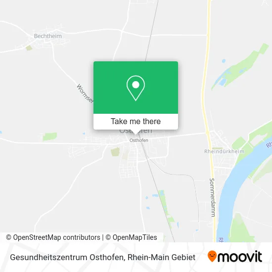 Карта Gesundheitszentrum Osthofen
