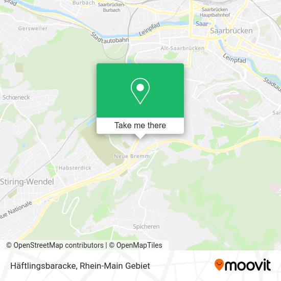 Häftlingsbaracke map