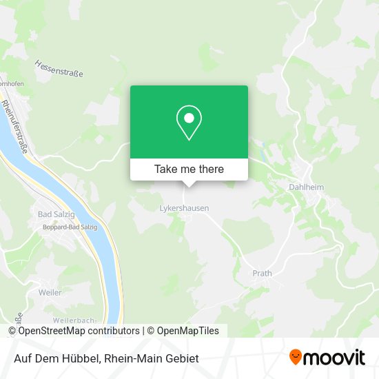 Карта Auf Dem Hübbel