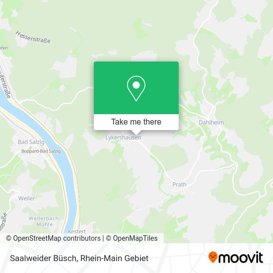 Карта Saalweider Büsch