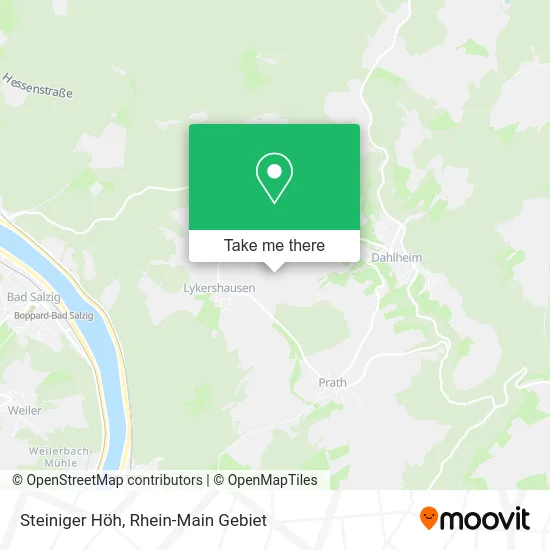 Карта Steiniger Höh