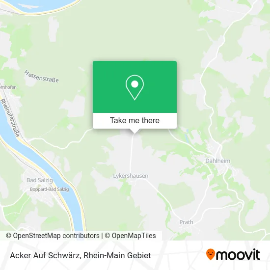 Карта Acker Auf Schwärz