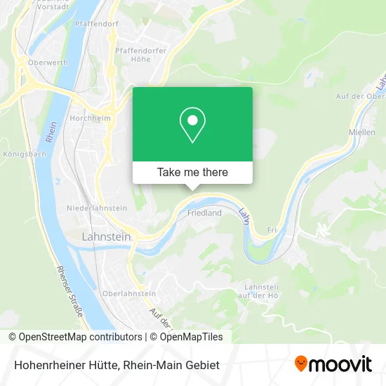 Карта Hohenrheiner Hütte