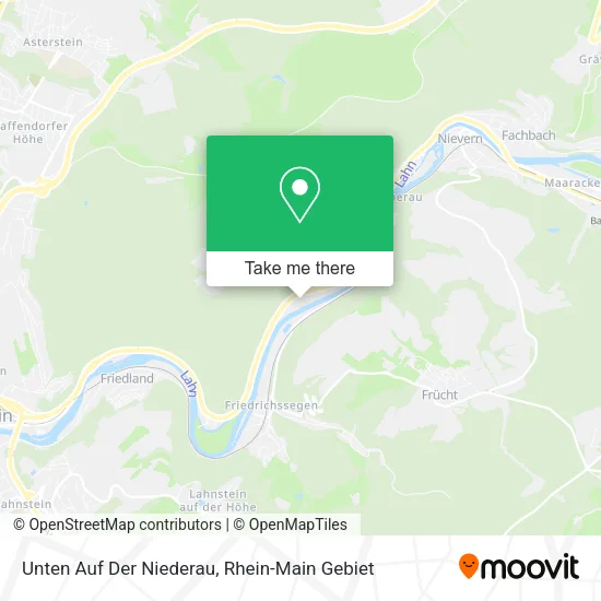 Карта Unten Auf Der Niederau