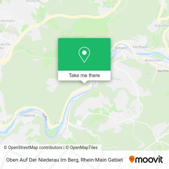 Карта Oben Auf Der Niederau Im Berg