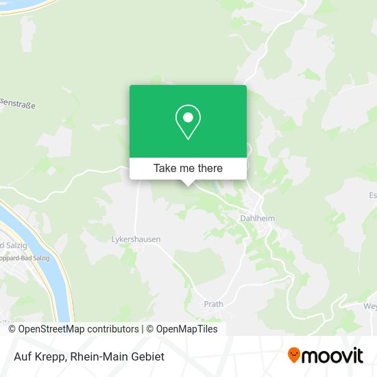 Карта Auf Krepp