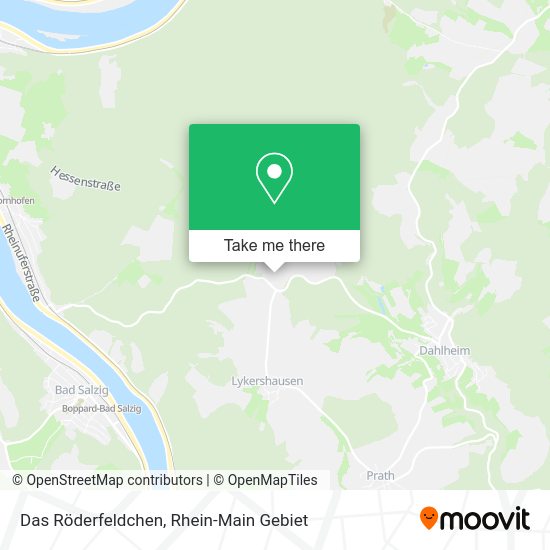 Карта Das Röderfeldchen