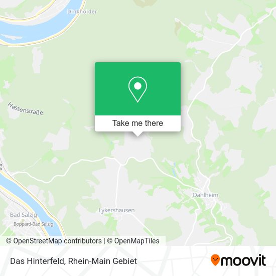 Карта Das Hinterfeld