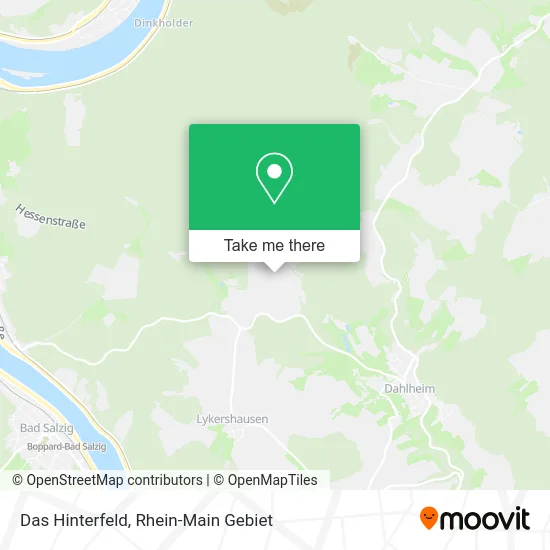 Карта Das Hinterfeld