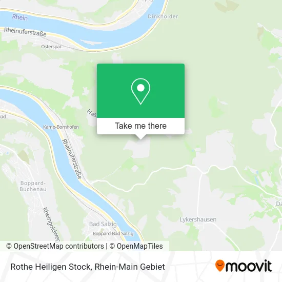 Карта Rothe Heiligen Stock