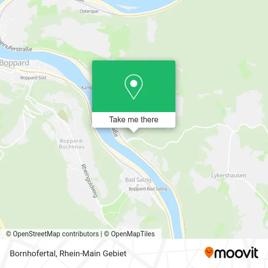 Карта Bornhofertal