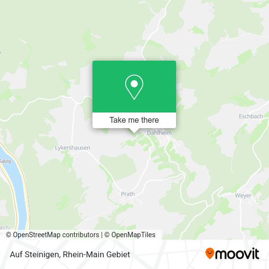 Карта Auf Steinigen