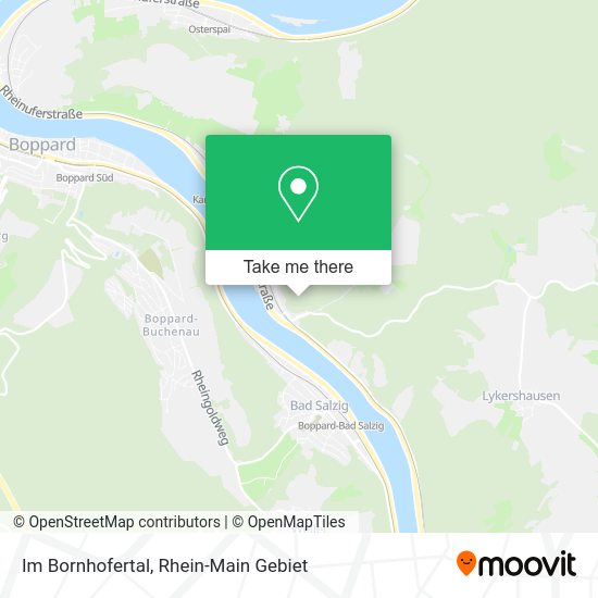 Карта Im Bornhofertal