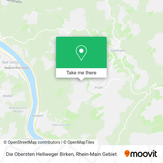 Карта Die Obersten Hellweger Birken