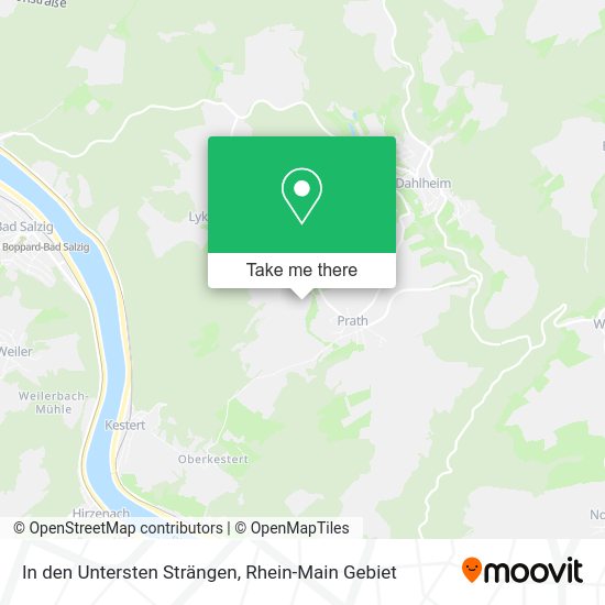 Карта In den Untersten Strängen