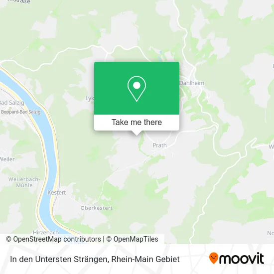 Карта In den Untersten Strängen