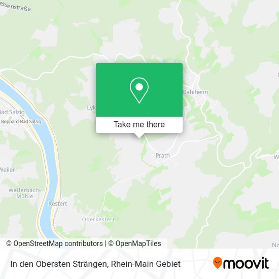 Карта In den Obersten Strängen