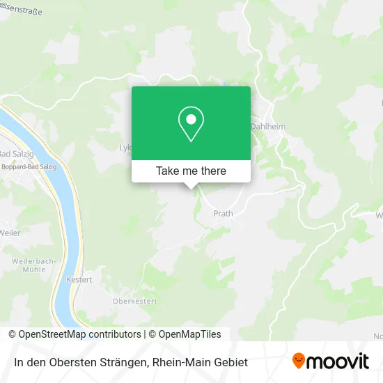 Карта In den Obersten Strängen