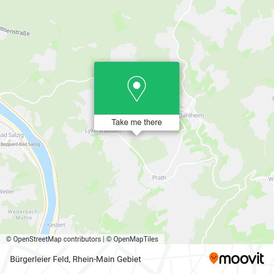 Карта Bürgerleier Feld