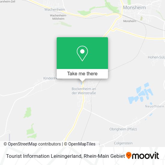 Карта Tourist Information Leiningerland