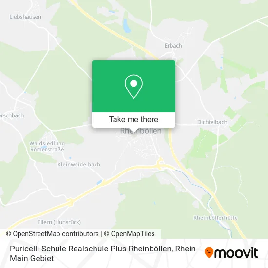 Карта Puricelli-Schule Realschule Plus Rheinböllen