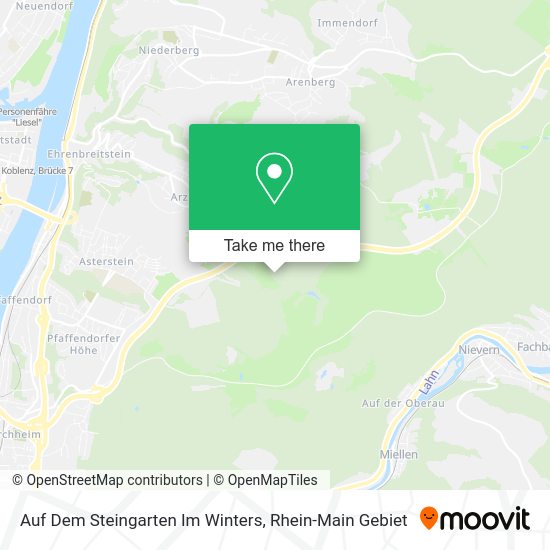 Карта Auf Dem Steingarten Im Winters
