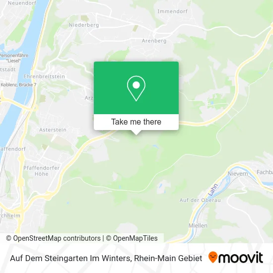 Карта Auf Dem Steingarten Im Winters