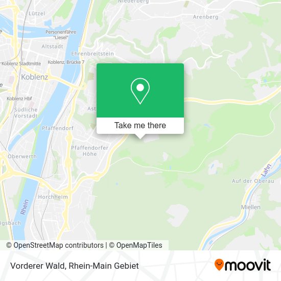 Карта Vorderer Wald