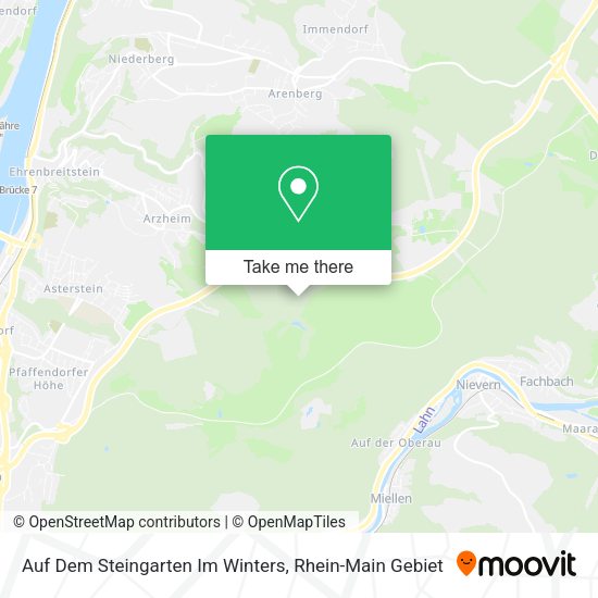 Карта Auf Dem Steingarten Im Winters