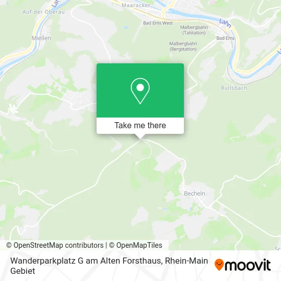 Карта Wanderparkplatz G am Alten Forsthaus