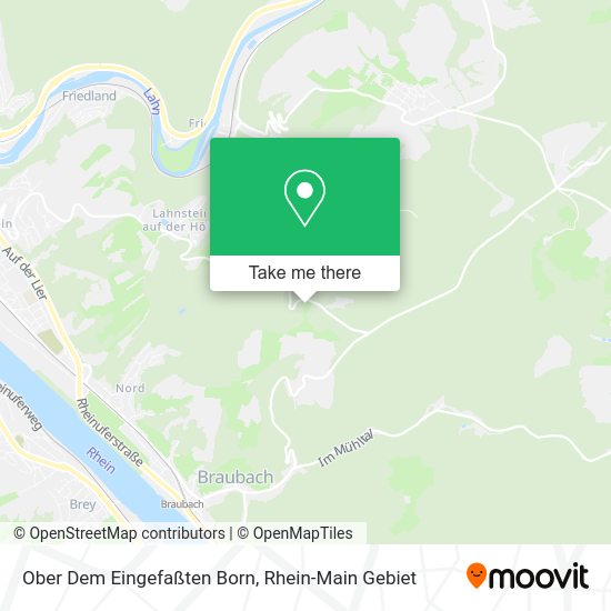 Карта Ober Dem Eingefaßten Born