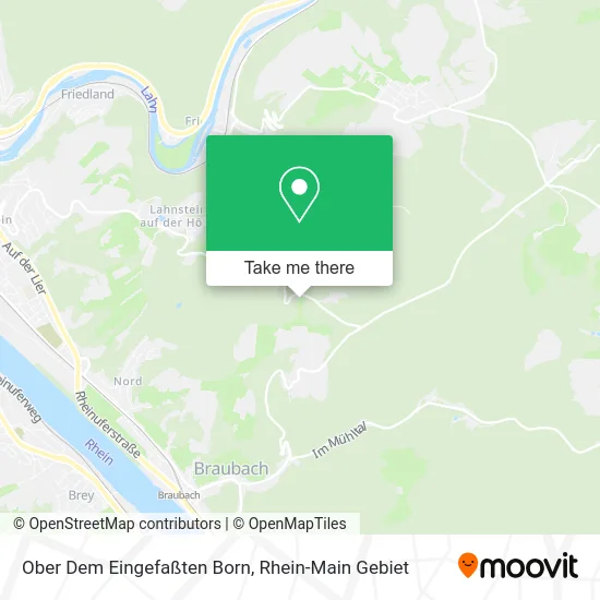 Карта Ober Dem Eingefaßten Born