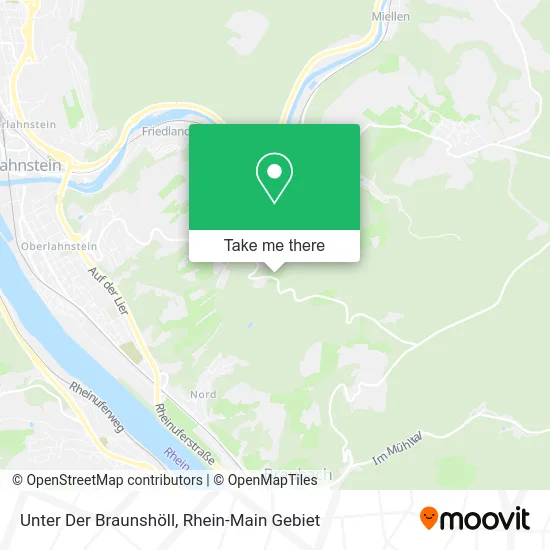 Карта Unter Der Braunshöll