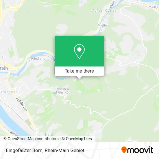 Карта Eingefaßter Born