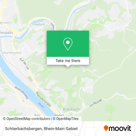 Карта Schlierbachsbergen