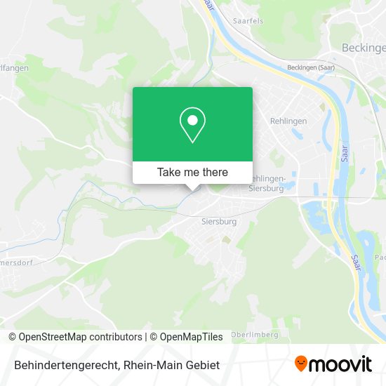 Карта Behindertengerecht