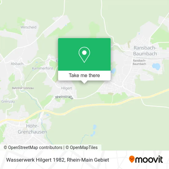 Карта Wasserwerk Hilgert 1982