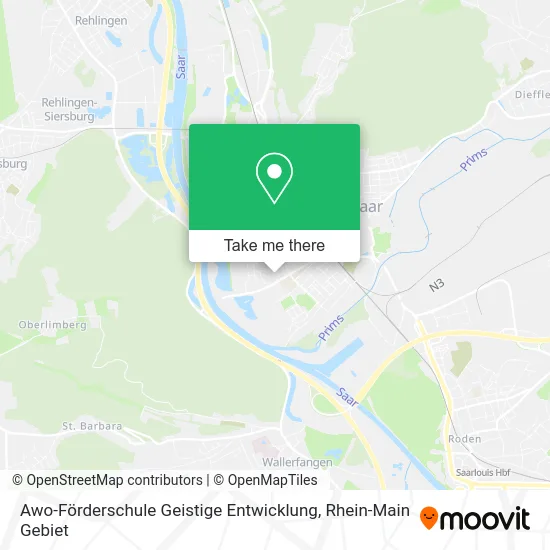 Карта Awo-Förderschule Geistige Entwicklung