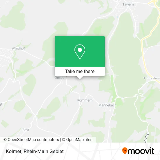 Карта Kolmet