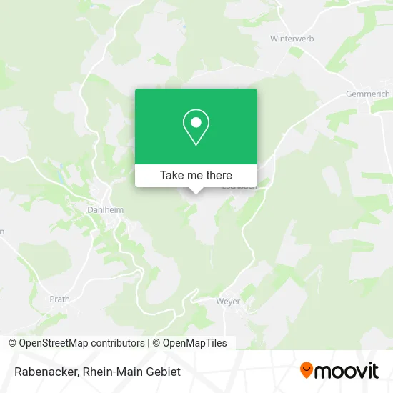 Карта Rabenacker