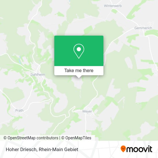 Карта Hoher Driesch