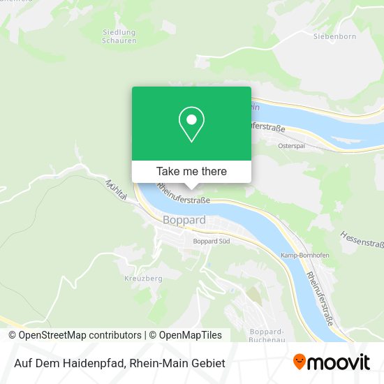 Карта Auf Dem Haidenpfad