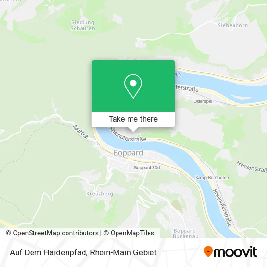 Карта Auf Dem Haidenpfad